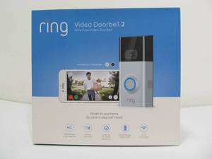 lot 48 image: Brand New RING Video Doorbell 2 Camera System