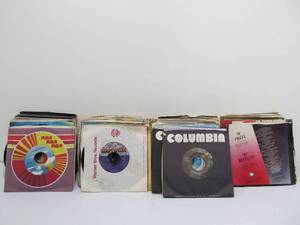 lot 51 image: Large Lot of Vintage Vinyl 45 Records wSleeves