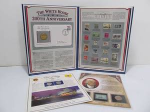 lot 57 image: 200th White House Anniversary Stamp & Coin Album