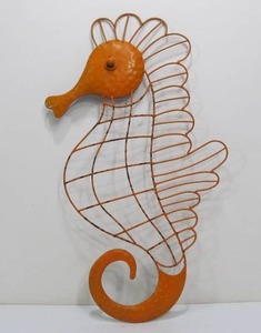 lot 232 image: 23 Metal Seahorse Yard or Garden Decoration