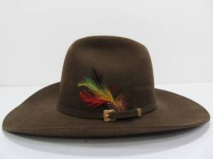 lot 141 image: Excellent Unused ESTOURO 10X Cowboy Hat - 100% Fur - Size 7