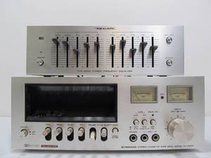lot 142 image: Working Vintage PIONEER Model CT-F2121 Stereo Tape Deck & Realistic Equalizer