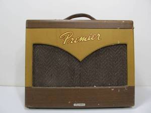 lot 122 image: Vintage PREMIER Twin-8 Guitar Amplifier