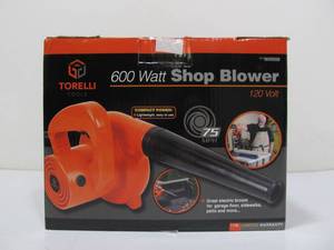 lot 160 image: Brand New Torelli Hand Held 600 Watt Shop Blower