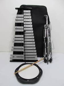 lot 275 image: Nice VIC FIRTH Xylophone wStand Case & Practice Drum Pad