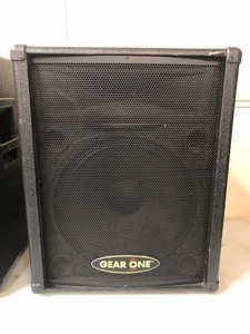 lot 194 image: Pair of Working GEAR ONE Floor Speakers 