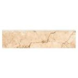 lot 20 image: Marazzi VitaElegante Crema 3 in. x 12 in. Glazed Porcelain Bullnose Floor and Wall Tile (0.26 sq. ft.  piece) 11.44 sq. ft.