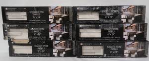 lot 14 image: MSI Grey Marble Panel 6 in x 24 in (6 sq. ft. per box) 6 boxes 36 sq. ft