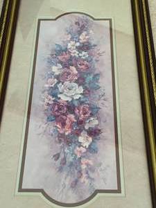 lot 17 image: Barbra Mock Floral Framed Print