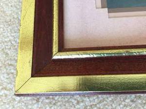 lot 39 image: River Scene Framed Art