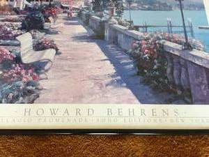 lot 48 image: Howard Behrens Ballagio Promanade Framed Print