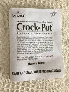 lot 50 image: Rival Crock Pot