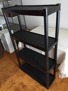 lot 82 image: 4 Shelf Plastic Storage Piece