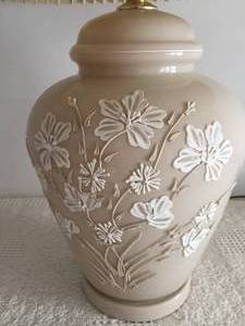 lot 113 image: Floral Table Lamp