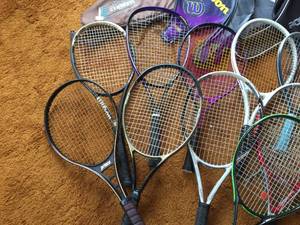 lot 114 image: Large Tennis Raquet Lot