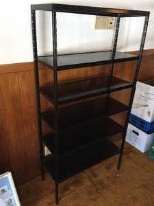 lot 121 image: Metal Six Shelf Unit