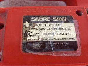 lot 128 image: Double Insulated Sabre Saw