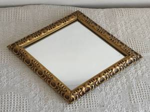 lot 129 image: Ornate Gold Framed Wall Mirror