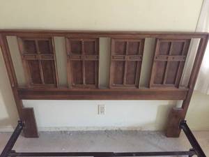 lot 164 image: Headboard and Bedframe