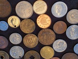 lot 157 image: (45) Foreign Coins From Around The World Lot