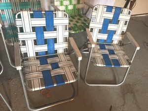 lot 260 image: 6 Folding Lawn Chairs