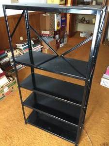 lot 281 image: 5 Shelf Metal Storage Unit