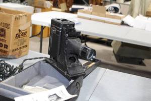 Society For Visual Education, Inc. Miniature Slide Projector AK with Case