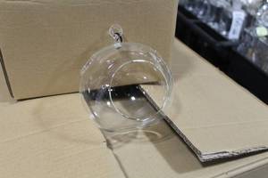 Lot of (24) Whirly Hanging Glass Globe (in box)