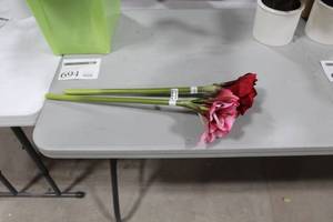 Lot of (60) Long Stem Flower Bouquet Dcor 24 with One Pink Bouquet