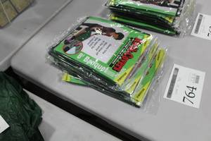 Lot of (10) Kwik-Covers Banquet Fitted Table Cover ReusableDisposable Green 8 (in package)