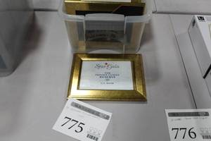 Lot of (14) Picture Frame Wood Gold 4x6