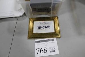 Lot of (25) Picture Frame Wood Gold 4x6