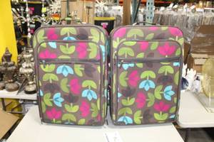Lot of (2) Embark Softside Luggage 2-wheel