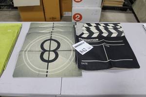 Lot of (6) Pillow Case Movie8Production Take 18x18
