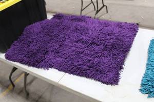 Lot of (6) Crate & Barrel Remy Pillow Case Purple 16x16