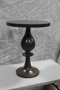 Wood Mill Pedestal Table 20Dx25-12H