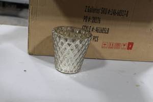 Lot of (8) Donovan Vase Silver 6Dx6H 461685LB