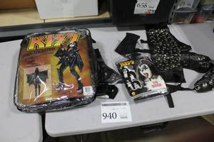 KISS Demon Rock The Nation Costume and Wig Set
