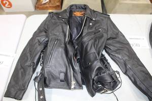 Milwaukee Leather Mens Leather Jacket Large
