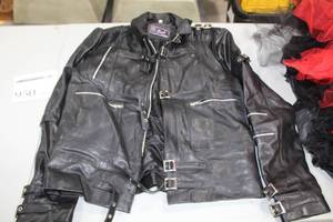 Real Leather Black Leather Jacket Large
