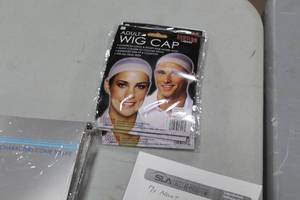 Lot of (7) Franco Costume Culture Adult Wig Caps (in package)
