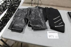Jeans New Fashion Jean Black 34, M&G Leather Pant Black 36