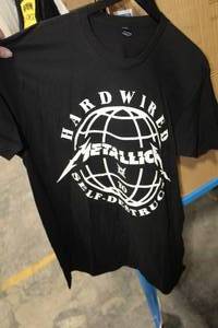 Metallica Hardwired To Self-Destruction Rock Concert T-Shirt Black X-Large