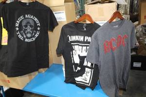 Lot of (3) Rock Concert T-Shirts - ACDC, Rage Against The Machine, Linkin Park