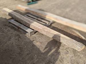 lot 37 image: Black Walnut Live Edge Mantle Slab - Approximately 125 x 8.5 x 4