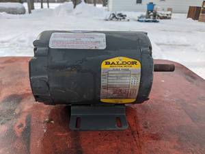lot 11 image: REFURBISHED Baldor 34 HP Electric Motor (3 Phase)