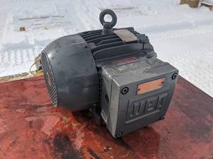 lot 13 image: REFURBISHED WEG 3 HP Electric Motor (3 Phase)