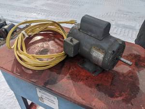 lot 19 image: REFURBISHED Baldor 1 HP Electric Motor (1 Phase)