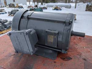 lot 25 image: REFURBISHED Baldor 5 HP Electric Motor (3 Phase) (Explosion Proof)