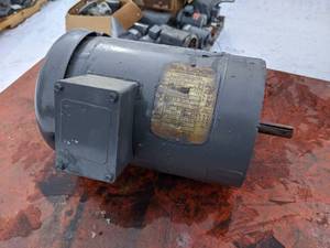 lot 26 image: REFURBISHED Baldor 1 HP Electric Motor (3 Phase)